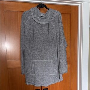 Torrid Gray Cowl Neck Sweater
